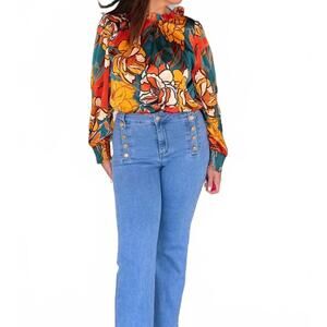 NEW Q2 horizon straight leg jeans in medium blue